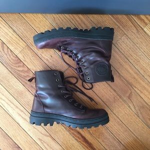 PALLADIUM / Military-Inspired, Leather Boots